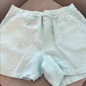 Tommy Bahama Teal Linen Women's Shorts